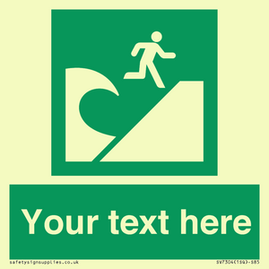 Custom Safe Condition Tsunami evacuation area